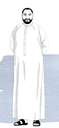 an zoomed in icon of an obese male patient looking sad